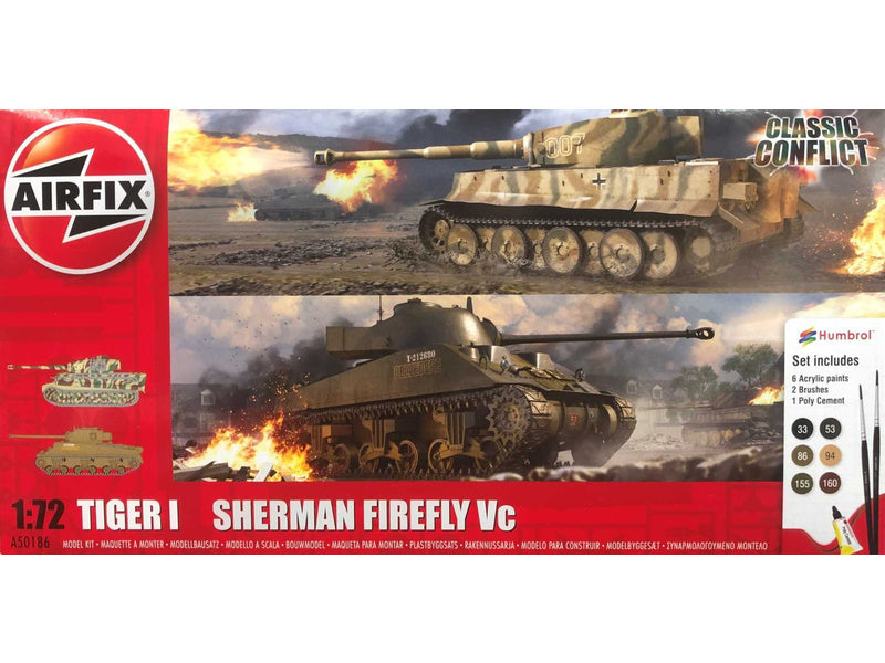 Airfix Tiger 1, Sherman Firefly Vc (1:72) (Giftset)