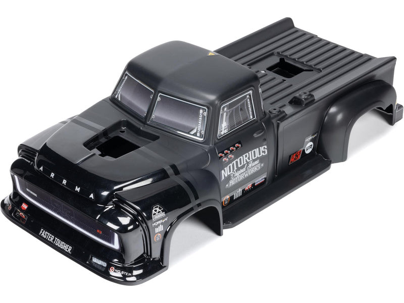 Arrma karosérie černá: Notorious 6S BLX V6
