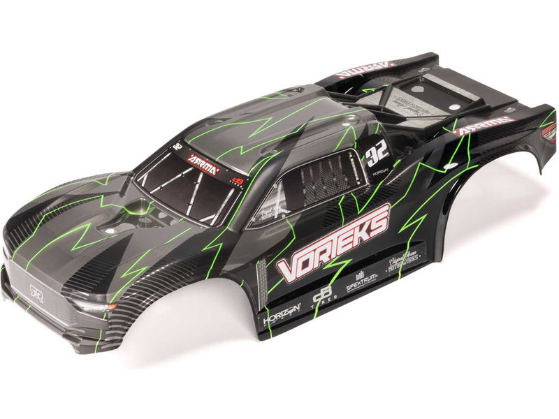 Arrma karosérie bezsponková Vorteks 2WD 1:10 zelená/černá