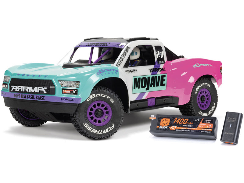 Arrma Mojave Grom 223S BLX 1:18 4WD RTR bílá