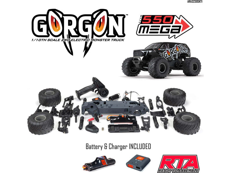 Arrma Gorgon 1:10 Kit Smart RTA čirá