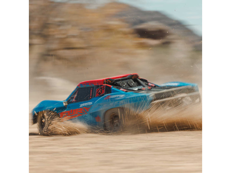 Arrma Fury 223S BLX 2WD 1:10 RTR DSC modrá