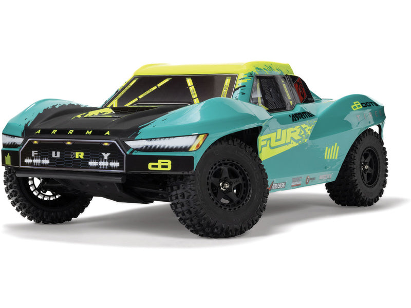 Arrma Fury 223S BLX 2WD 1:10 RTR DSC zelená