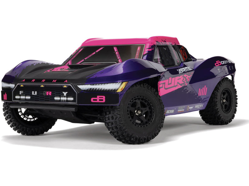 Arrma Fury 223S BLX 2WD 1:10 RTR DSC modrá
