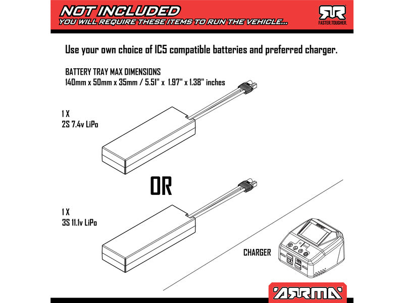 Arrma Fury 223S BLX 2WD 1:10 RTR DSC zelená