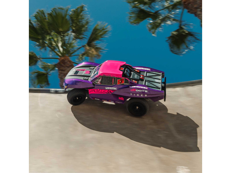 Arrma Fury 223S BLX 2WD 1:10 RTR DSC fialová