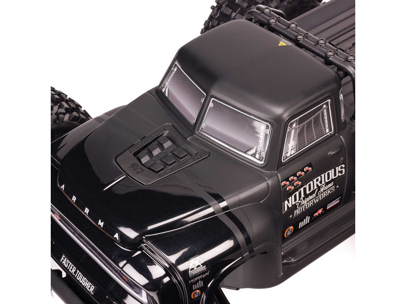 Arrma Notorious 6S V6 BLX 1:8 4WD RTR černá