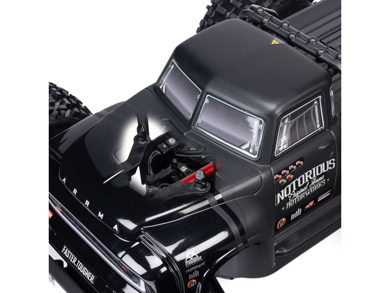 Arrma Notorious 6S V6 BLX 1:8 4WD RTR černá