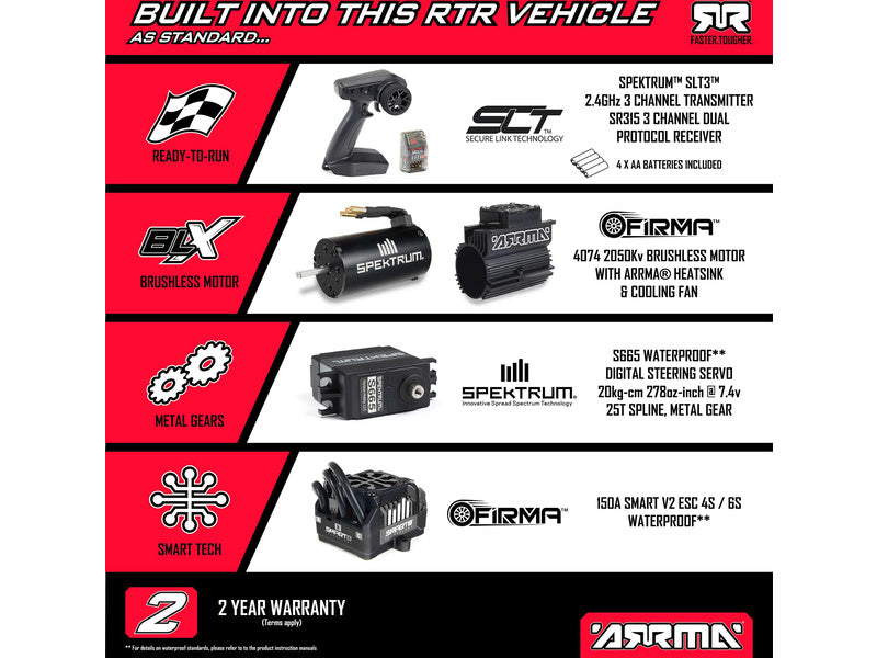 Arrma Kraton 6S BLX V6 1:8 4WD EXtreme Bash RTR černá