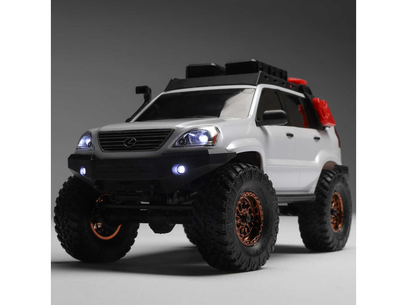 Axial SCX24 Lexus GX 470 1:24 4WD RTR stříbrný