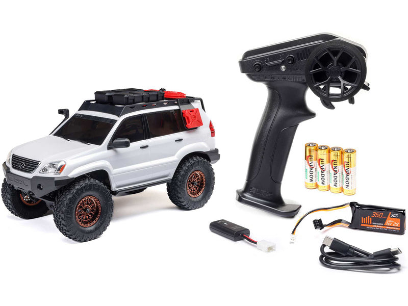 Axial SCX24 Lexus GX 470 1:24 4WD RTR stříbrný