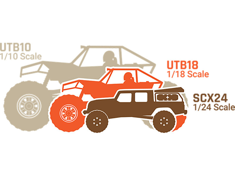 Axial Capra 1:18 4WS RTR modrá