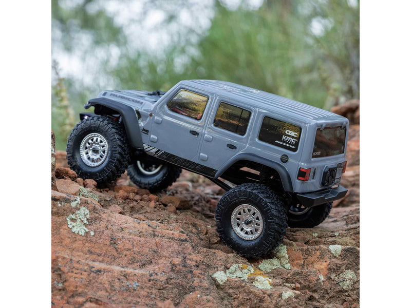 Axial SCX24 Jeep Wrangler JLU CRC 2019 V3 1:24 4WD RTR šedý