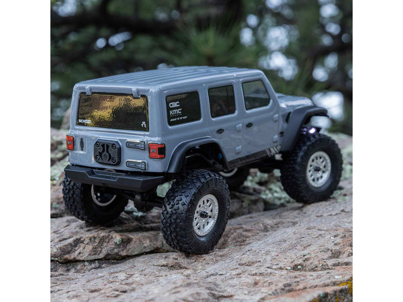 Axial SCX24 Jeep Wrangler JLU CRC 2019 V3 1:24 4WD RTR šedý
