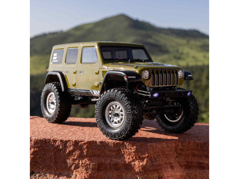 Axial SCX24 Jeep Wrangler JLU CRC 2019 V2 1:24 4WD RTR zelený