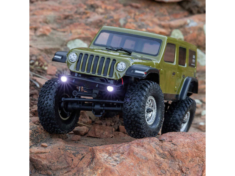 Axial SCX24 Jeep Wrangler JLU CRC 2019 V2 1:24 4WD RTR zelený