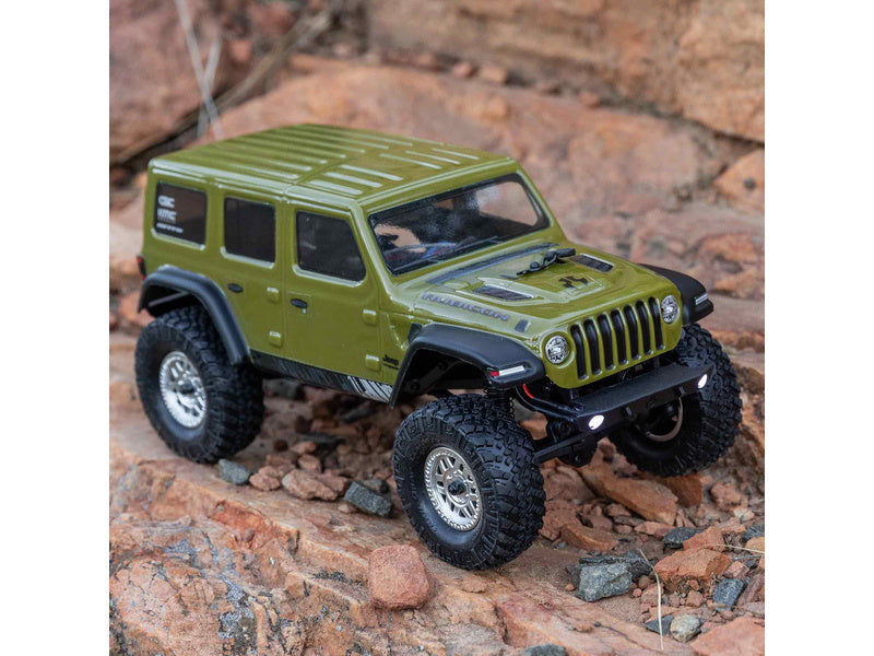 Axial SCX24 Jeep Wrangler JLU CRC 2019 V2 1:24 4WD RTR zelený