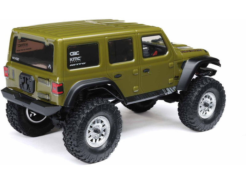 Axial SCX24 Jeep Wrangler JLU CRC 2019 V2 1:24 4WD RTR zelený