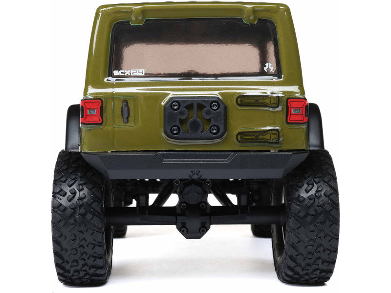 Axial SCX24 Jeep Wrangler JLU CRC 2019 V2 1:24 4WD RTR zelený