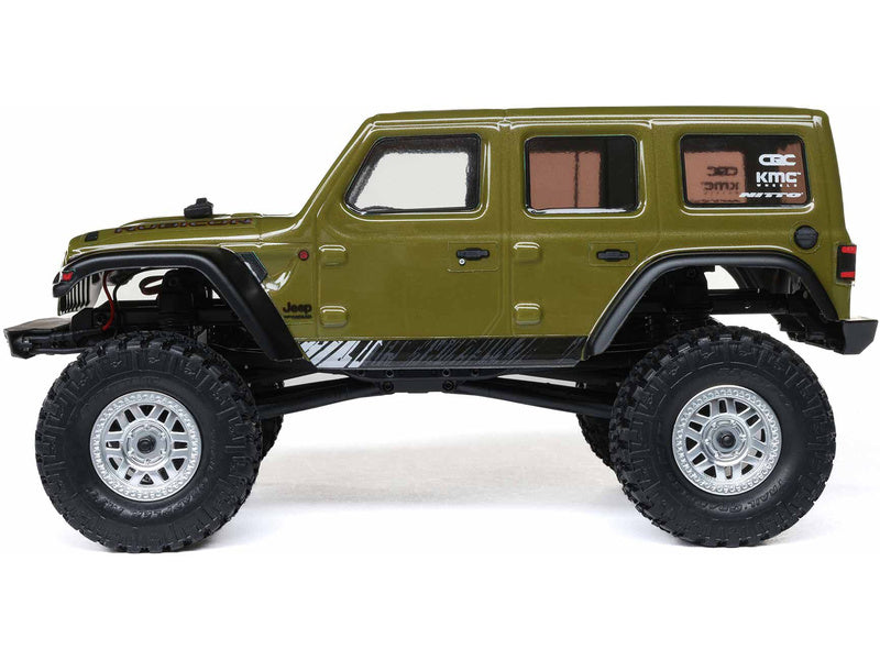 Axial SCX24 Jeep Wrangler JLU CRC 2019 V2 1:24 4WD RTR zelený
