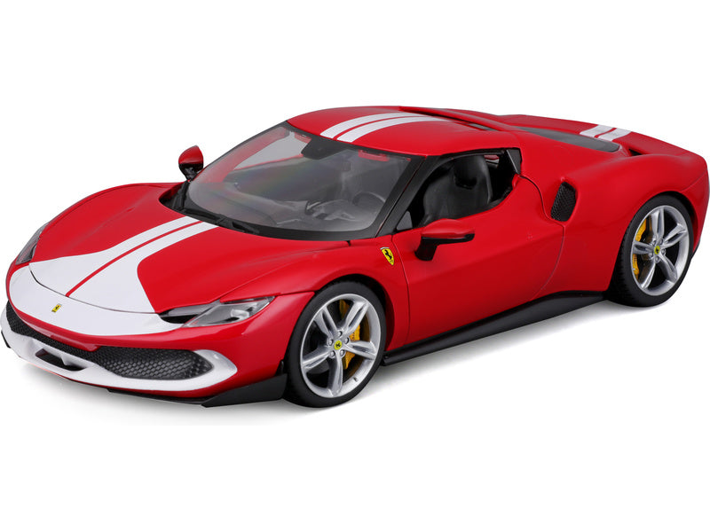 Bburago Ferrari 296 GTB Assetto Fiorano 1:18 červená