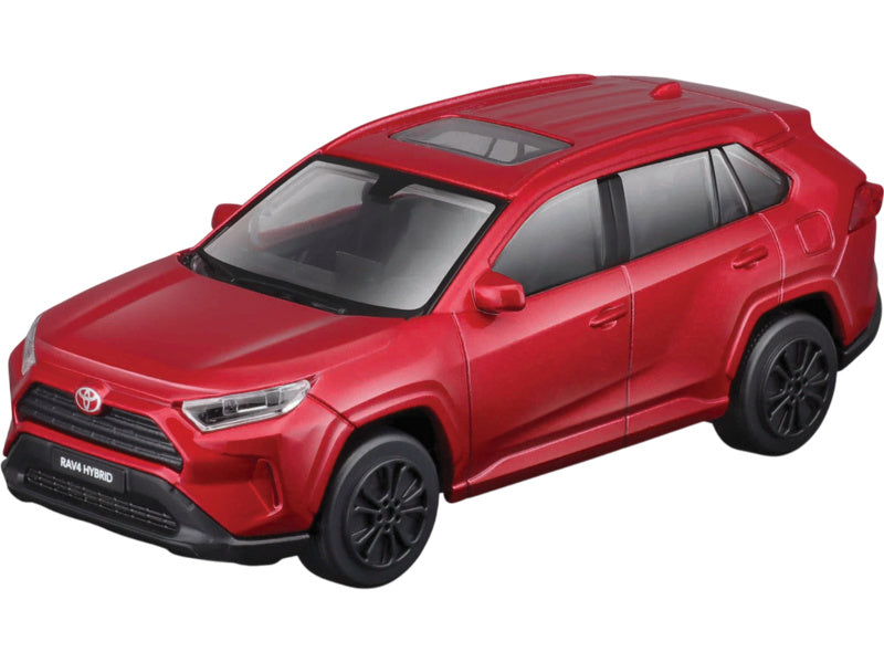 Bburago Toyota RAV4 2022 1:43 červená metalíza