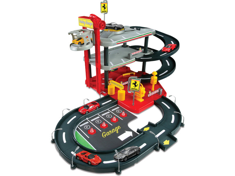 Bburago Ferrari patrová garáž s benzinkou