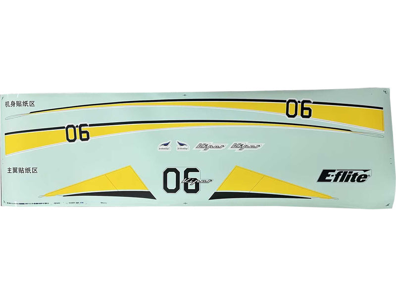 E-flite samolepky: Viper 64mm EDF Jet