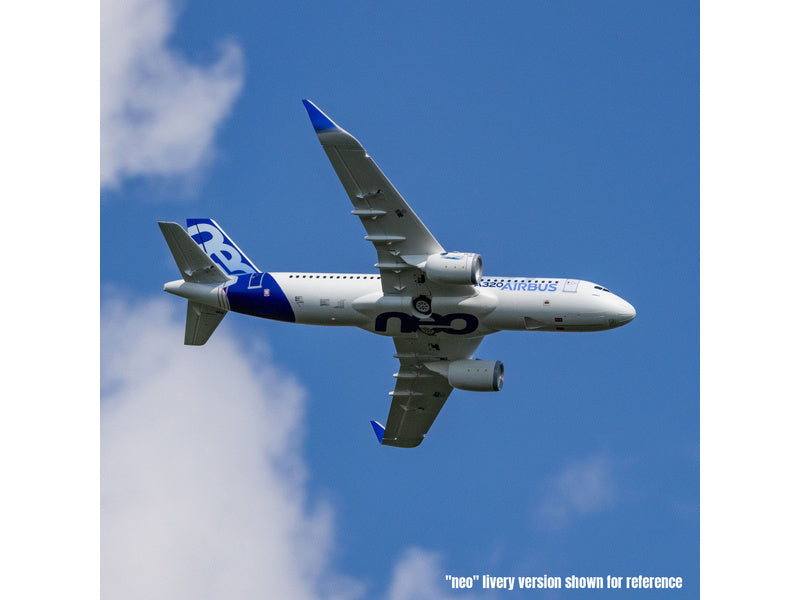 E-flite Airbus A320neo 1.5m AS3X+ SAFE Select BNF Basic bílý