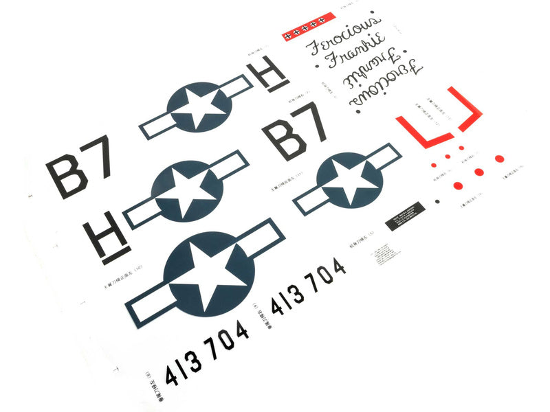 E-flite samolepky: P-51 1.0m