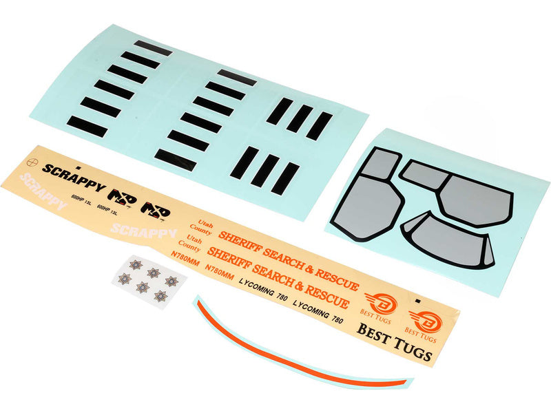 E-flite samolepky: Micro Scrappy 800