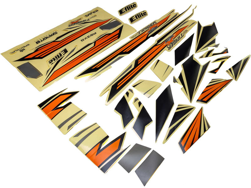 E-flite samolepky: Night Timber X Evolution 1.2m
