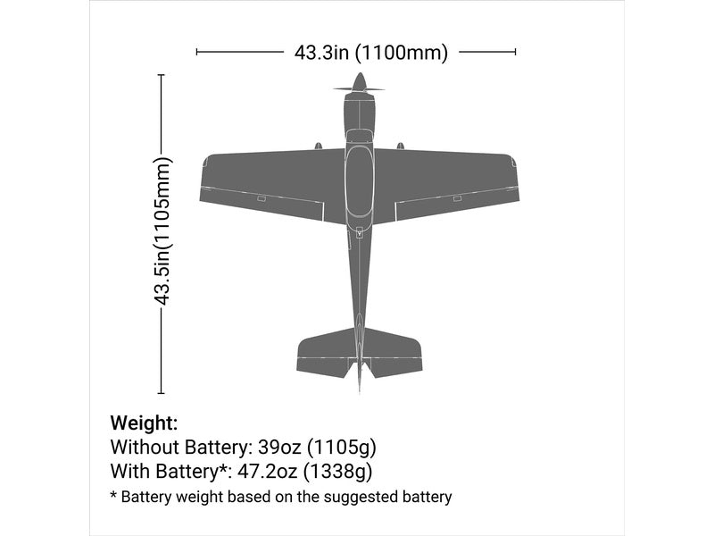 E-flite Sportix 1.1m PNP