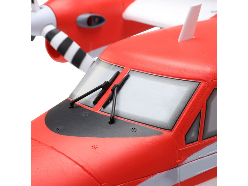 E-flite DHC-6 Twin Otter 1.4m AS3X+ SAFE Select BNF Basic, plováky