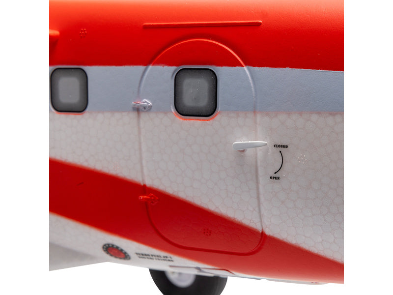 E-flite DHC-6 Twin Otter 1.4m AS3X+ SAFE Select BNF Basic, plováky