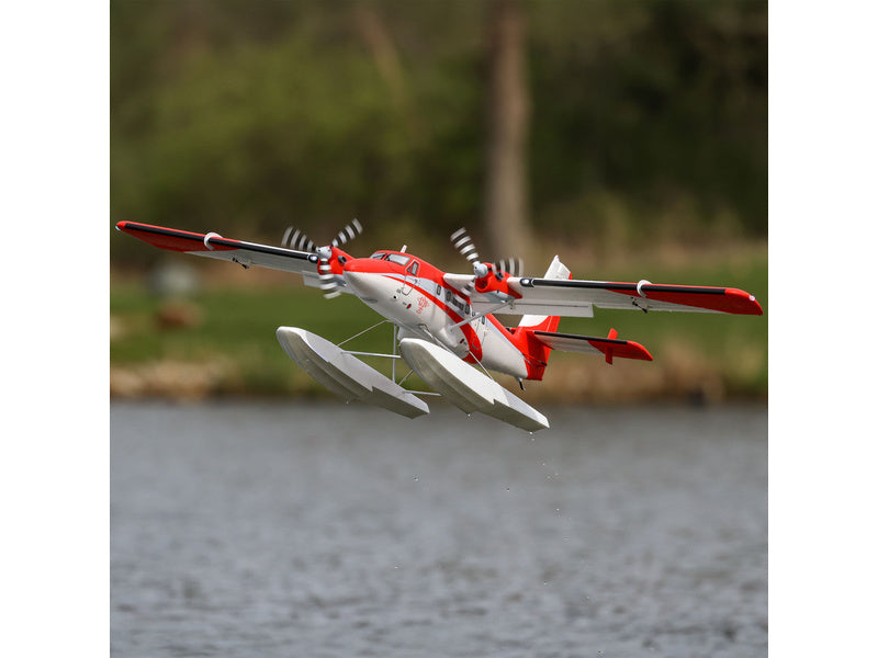 E-flite DHC-6 Twin Otter 1.4m PNP, plováky