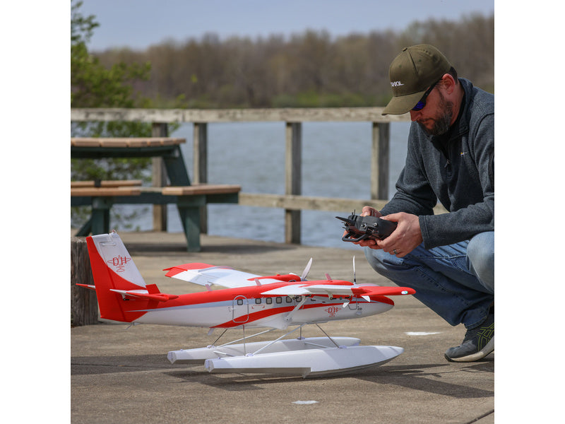 E-flite DHC-6 Twin Otter 1.4m PNP, plováky