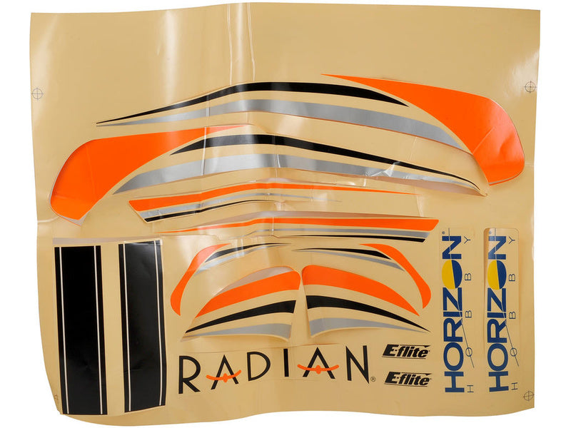 E-flite samolepky: Radian