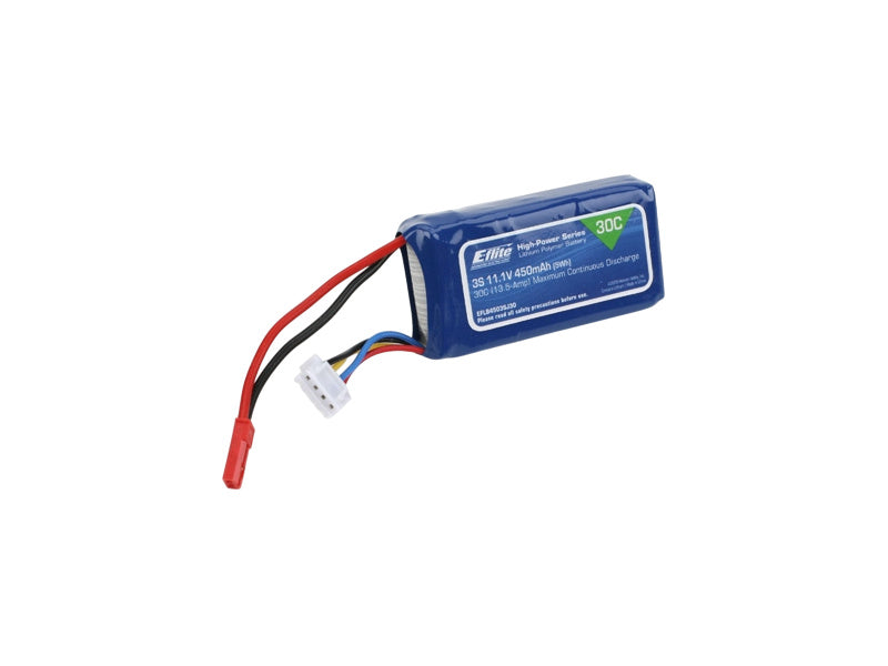 E-flite LiPo 11.1V 450mAh 30C JST