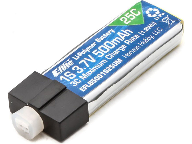 E-flite LiPo 3.7V 500mAh 25C JST-PH1.25 (UMX)