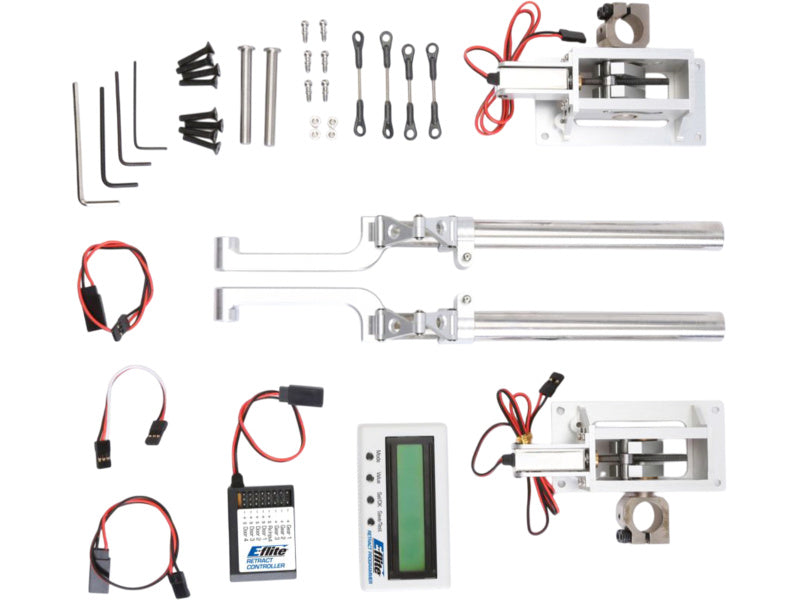 E-flite zatahovací podvozek elektro 60ccm 90° 2-bodový