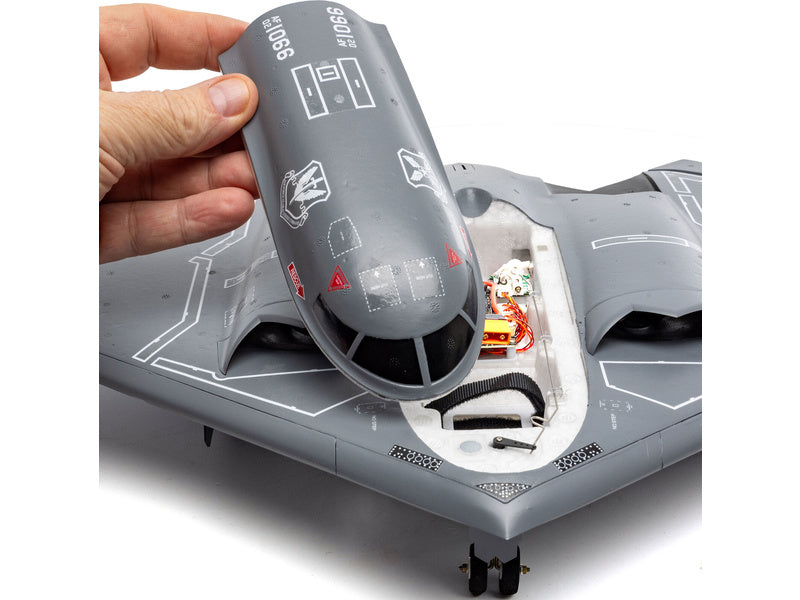 E-flite Micro B-2 Spirit Twin 30mm EDF BNF Basic