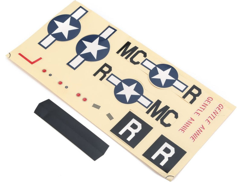 E-flite samolepky: UMX P-51 BL