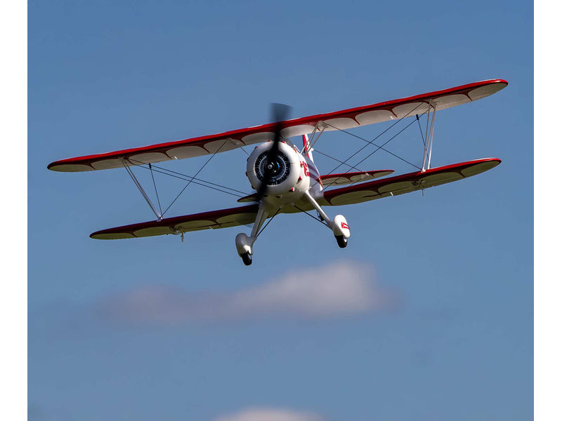 E-flite Waco 0.55m SAFE Select BNF Basic bílé