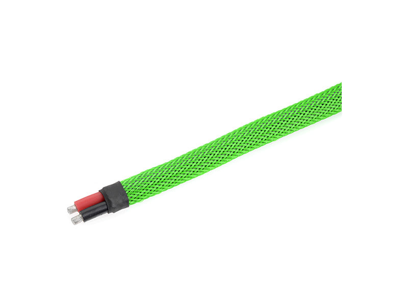 Ochranný kabelový oplet 6mm zelený (1m)