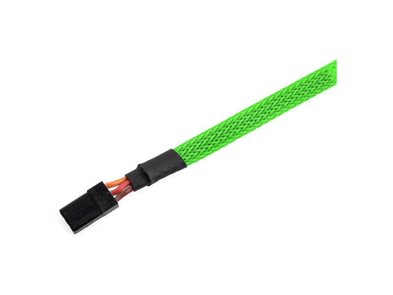 Ochranný kabelový oplet 6mm zelený (1m)