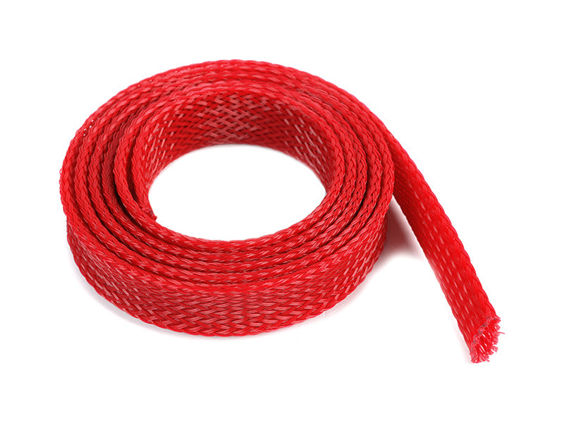 Ochranný kabelový oplet 14mm červený (1m)