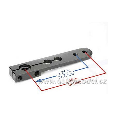 Páka serva 25T Futaba jednostranná hliníková 38mm