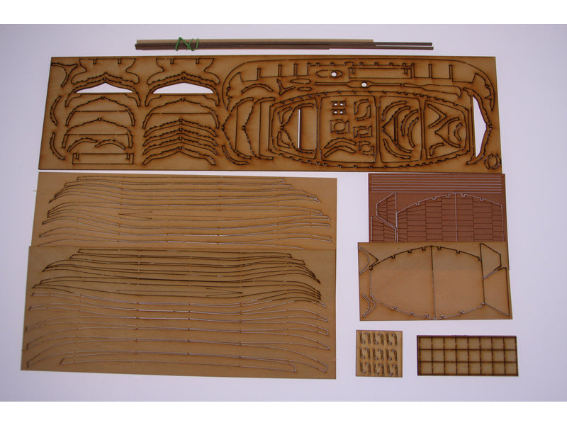 Dušek Vikingská loď Knarr 1:35 kit