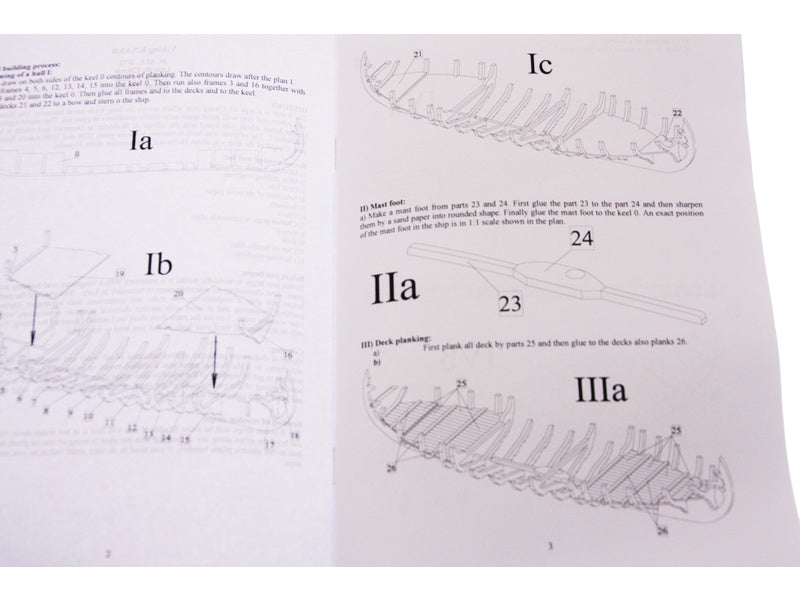 Dušek Vikingská loď Knarr 1:35 kit